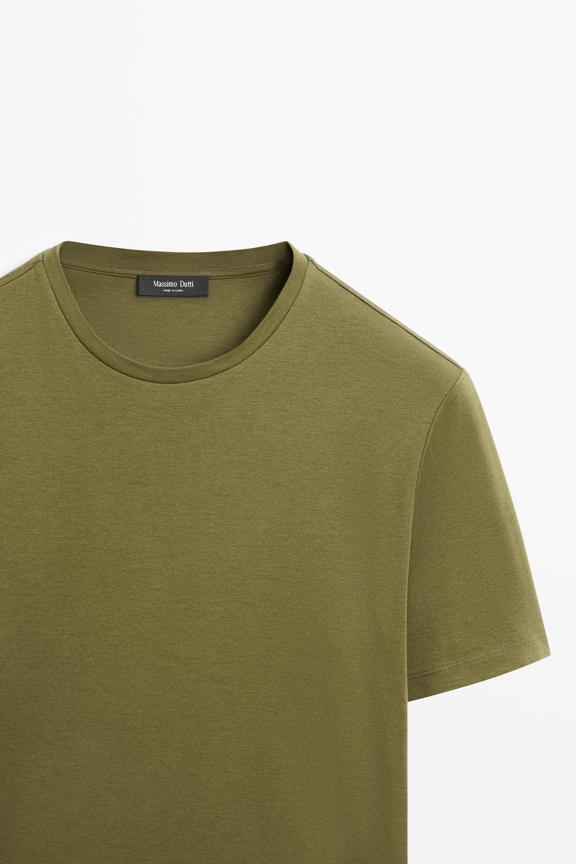 T-shirt à manches courtes en coton mélangé